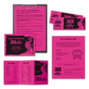 Picture of Astrobrights® Color Paper, 24lb, 8 1/2 x 11, Fireball Fuchsia, 500 Sheets