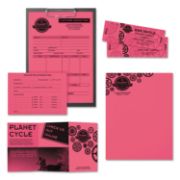 Picture of Astrobrights® Color Paper, 24lb, 8 1/2 x 11, Plasma Pink, 500 Sheets