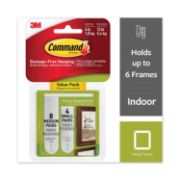 Picture of Command Picture Hanging Strips 12/Pkg 8 White Medium Sets & 4 White Small Sets