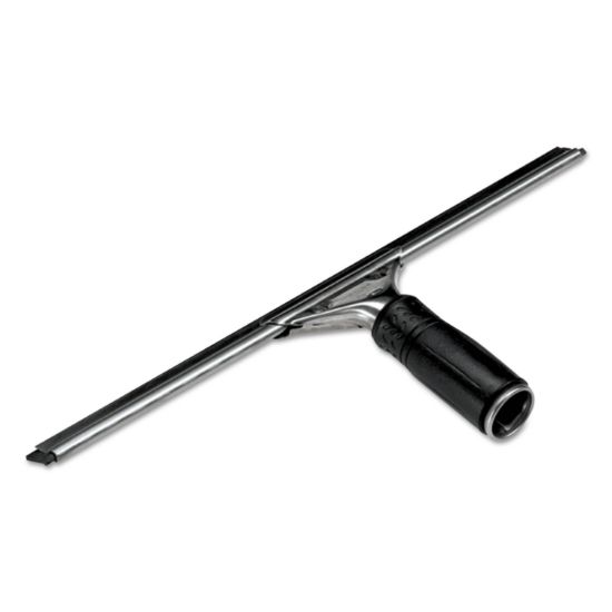 Picture of Unger® Pro Stainless Steel Window Squeegee, 18 inch Wide Blade, Black Rubber