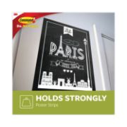 Picture of Command Small Poster Strips White 16/Pkg