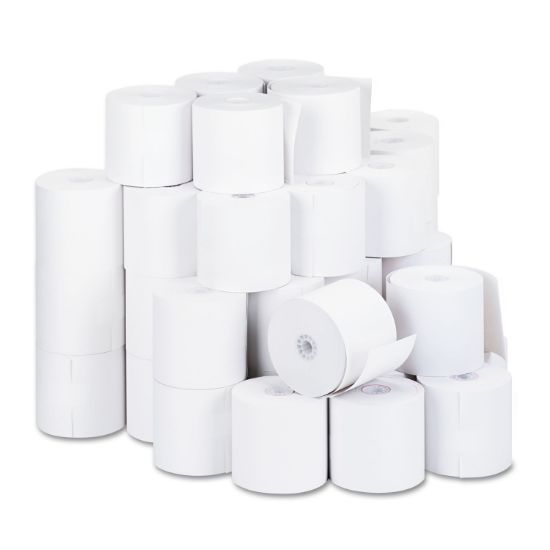 Picture of Universal® 1-Ply Cash Register/Point of Sale Roll, 16 lb, 1/2" Core, 2-3/4" x 190 ft, 50/Ct