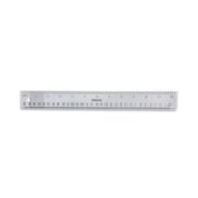 Picture of Universal® Acrylic Plastic Ruler, 12", Clear