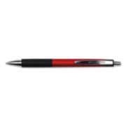 Picture of Universal® Advanced Ink Retractable Ballpoint Pen, Red Ink, Red, 1mm, Dozen