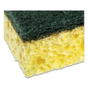 Picture of Royal Heavy-Duty Scrubbing Sponge, Yellow/Green, 20/Carton