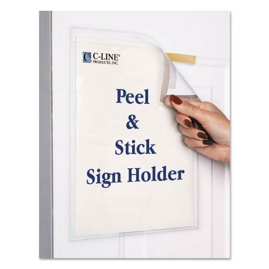 Picture of C-Line® Display Pockets, 8 1/2" x 11", Polypropylene, 10/Pack