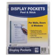 Picture of C-Line® Display Pockets, 8 1/2" x 11", Polypropylene, 10/Pack