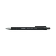 Picture of Universal® Comfort Grip Ballpoint Retractable Pen, Black Ink, Medium, Dozen