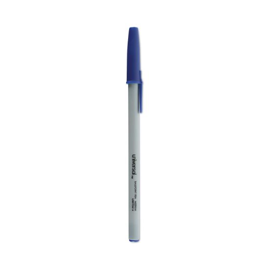 Picture of Universal® Economy Ballpoint Stick Oil-Based Pen, Blue Ink, Medium, 60/Pack