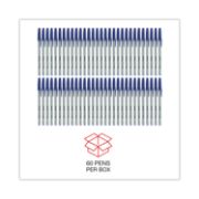 Picture of Universal® Economy Ballpoint Stick Oil-Based Pen, Blue Ink, Medium, 60/Pack