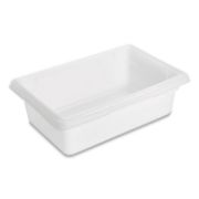 Picture of Rubbermaid® Commercial Food/Tote Boxes, 3.5gal, 18w x 12d x 6h, White