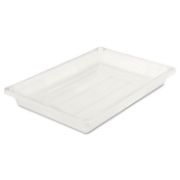 Picture of Rubbermaid® Commercial Food/Tote Boxes, 5gal, 26w x 18d x 3 1/2h, Clear