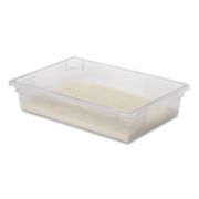 Picture of Rubbermaid® Commercial Food/Tote Boxes, 8 1/2gal, 26w x 18d x 6h, Clear