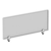 Picture of Alera® Polycarbonate Privacy Panel, 47w x 18h, Silver