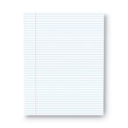 Picture of Universal® Glue Top Writing Pads, Narrow Rule, Letter, White, 50 Sheet Pads/Pack, Dozen