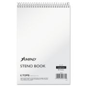 Picture of Ampad® Recycled Steno Book, Gregg, 6 x 9, White, 80 Sheets