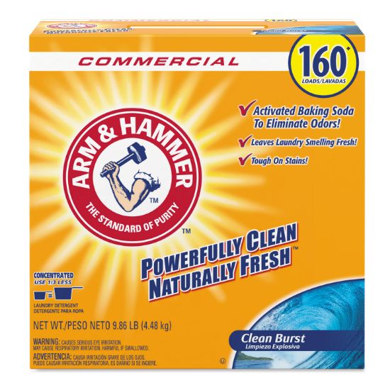 Picture of Arm & Hammer™ Powder Laundry Detergent, Clean Burst, 11.9 lb, Box, 3/Carton