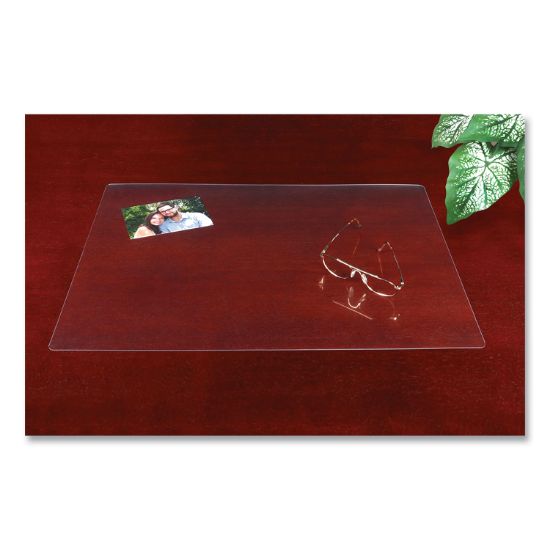 Picture of Artistic® Clear Desk Pad with Microban, 19 x 24, Plastic