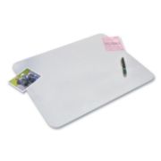 Picture of Artistic® KrystalView Desk Pad with Antimicrobial Protection, 17 x 12, Frosted Finish, Clear