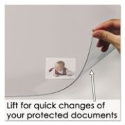 Picture of Artistic® KrystalView Desk Pad with Microban, 22 x 17, Matte, Clear