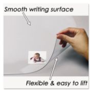 Picture of Artistic® KrystalView Desk Pad with Microban, 24 x 19, Clear