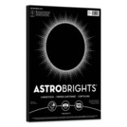 Picture of Astrobrights® Color Cardstock, 65lb, 8 1/2 x 11, Eclipse Black, 100 Sheets