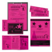 Picture of Astrobrights® Color Cardstock, 65lb, 8 1/2 x 11, Fireball Fuchsia, 250 Sheets