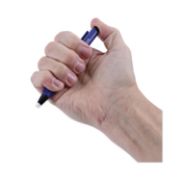 Picture of Universal® Pen-Style Retractable Eraser, Blue;Black, 6/Pack