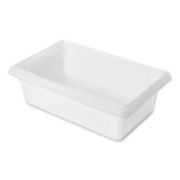 Picture of Rubbermaid® Commercial Food/Tote Boxes, 3.5gal, 18w x 12d x 6h, White