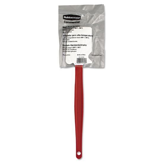 Picture of Rubbermaid® Commercial High-Heat Cook's Scraper, 13 1/2", Red/White