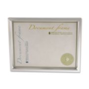 Picture of Universal® Plastic Document Frame, for 8 1/2 x 11, Easel Back, Metallic Silver