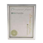 Picture of Universal® Plastic Document Frame, for 8 1/2 x 11, Easel Back, Metallic Silver