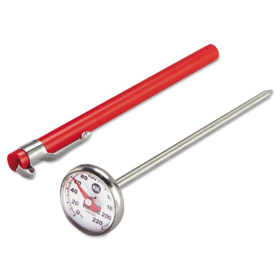 Picture of Rubbermaid® Commercial Industrial-Grade Analog Pocket Thermometer, 0°F to 220°F