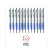 Picture of Universal® Roller Ball Retractable Gel Pen, Blue Ink, Medium, Dozen