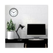 Picture of Universal® Round Wall Clock, 12 5/8" dia., Black