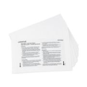 Picture of Universal® Shredder Lubricant Sheets, 5.5" x 2.8", 24/Pack