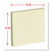 Picture of Universal® Standard Self-Stick Notes, 3 x 3, Yellow, 100-Sheet, 12/Pack