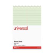 Picture of Universal® Steno Book, Pitman Rule, 6 x 9, Green, 60 Sheets