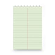Picture of Universal® Steno Book, Pitman Rule, 6 x 9, Green, 60 Sheets