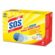 Picture of S.O.S.® Steel Wool Soap Pad, 4/Box, 24 Boxes/Carton