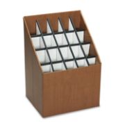 Picture of Safco® Corrugated Roll Files, 20 Compartments, 15w x 12d x 22h, Woodgrain