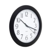 Picture of Universal® Whisper Quiet Clock, 12", Black