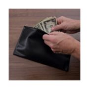 Picture of Universal® Zippered Wallets/Cases, 11w x 6h, Black, 2/PK
