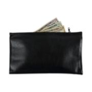 Picture of Universal® Zippered Wallets/Cases, 11w x 6h, Black, 2/PK