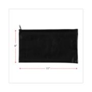 Picture of Universal® Zippered Wallets/Cases, 11w x 6h, Black, 2/PK