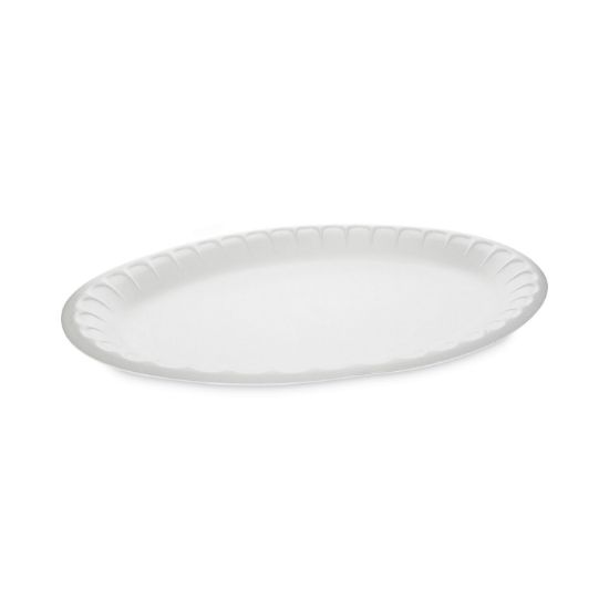 Picture of UNLAMINATED FOAM DINNERWARE, PLATTER, OVAL, 11.5 X 8.5, WHITE, 500/CARTON