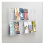 Picture of Safco® Reveal Clear Literature Displays, 12 Compartments, 30 w x 2d x 20 1/4h, Clear