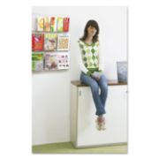 Picture of Safco® Reveal Clear Literature Displays, 12 Compartments, 30w x 2d x 34-3/4h, Clear