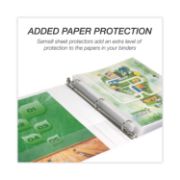 Picture of Samsill® Earth's Choice Biobased Round Ring View Binder, 1" Cap, White