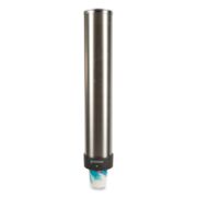Picture of San Jamar® Large Water Cup Dispenser w/Removable Cap, Wall Mounted, Stainless Steel